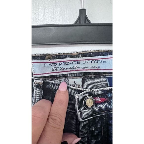 LAWRENCE SCOTT VINTAGE TAILORED DUNGAREES JEANS WOMENS SIZE 6 - Picture 6 of 14